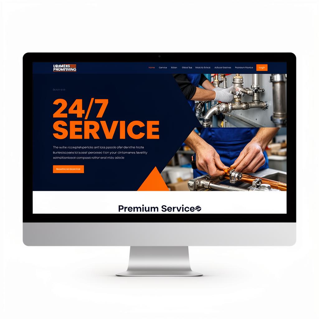 Summit Plumbers website mockup